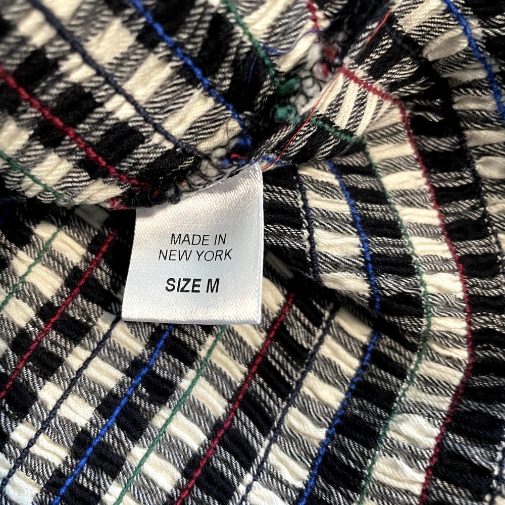 BRAND NEW Petersyn x Revolve Plaid Smocked Ruffle Mini Skirt Western Cowgirl - Picture 9 of 11